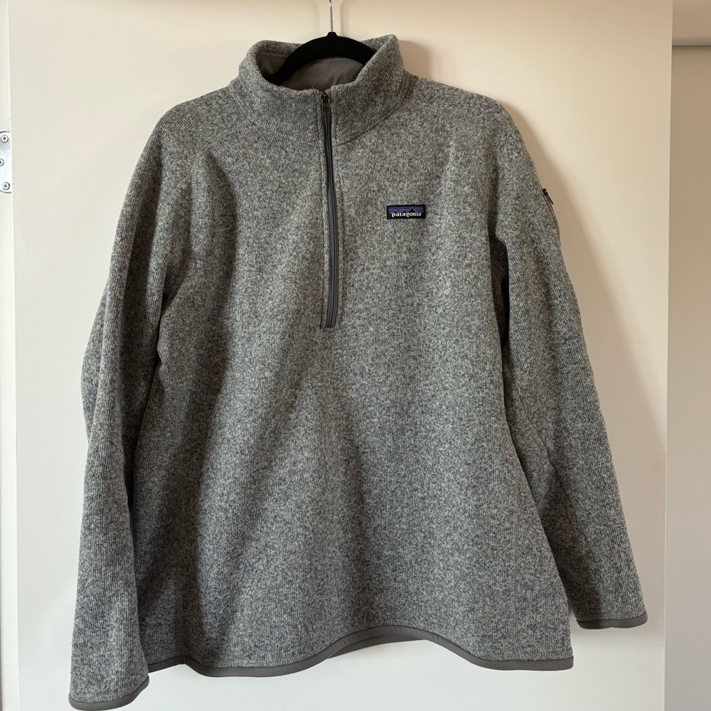 Patagonia Better Sweater 1/4-Zip Fleece, Birch White, Size XL